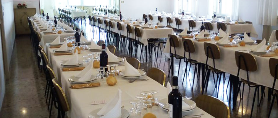 sSala ristorante del castello di cereseto