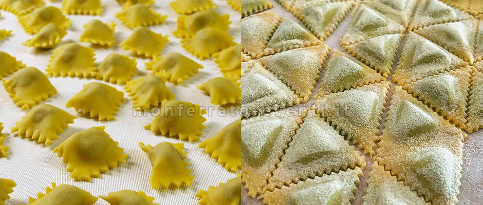 Ravioli freschi fatti a mano alla rocca di camagna monferrato alessandria