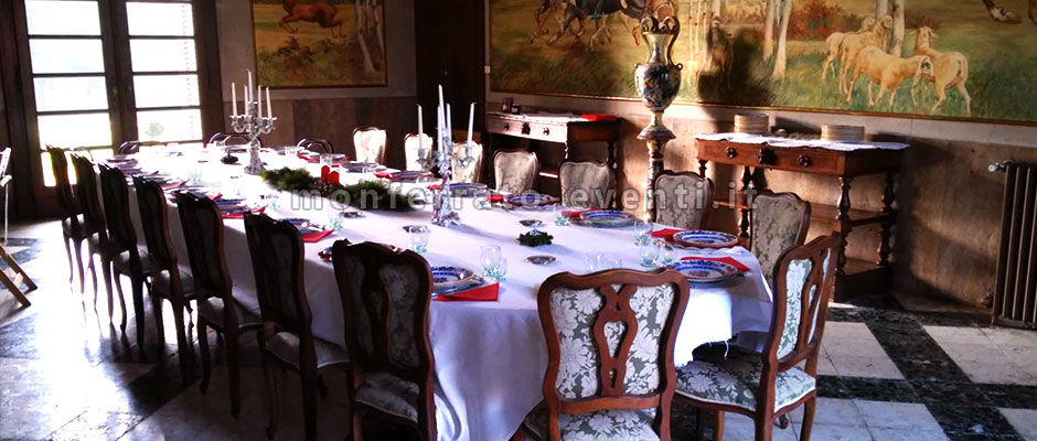 Interno storico della villa gropella a valenza