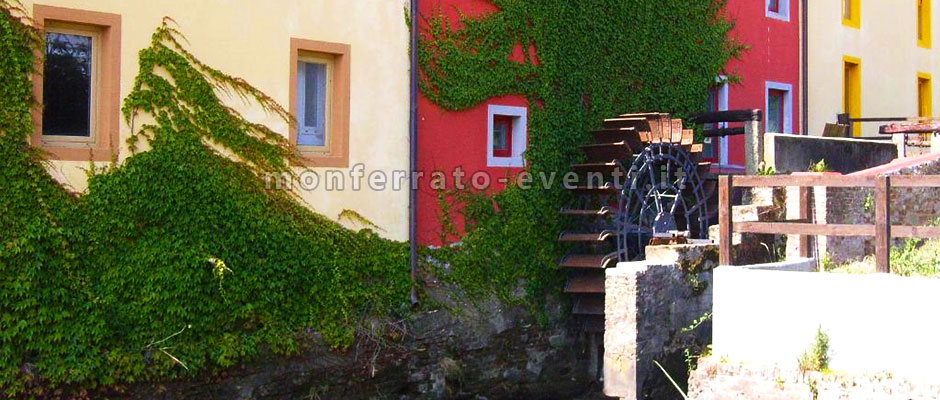 Panorama vecchio mulino funzionante
