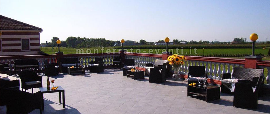 Terrazza bar con panorama