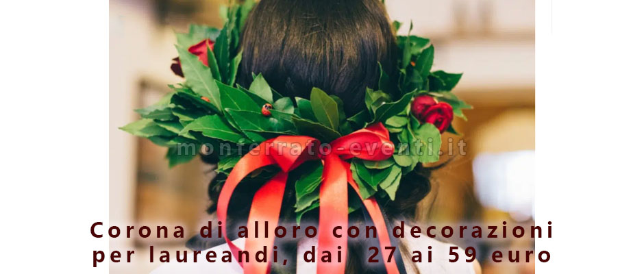 laureati con la corona di alloro sconti alessandria