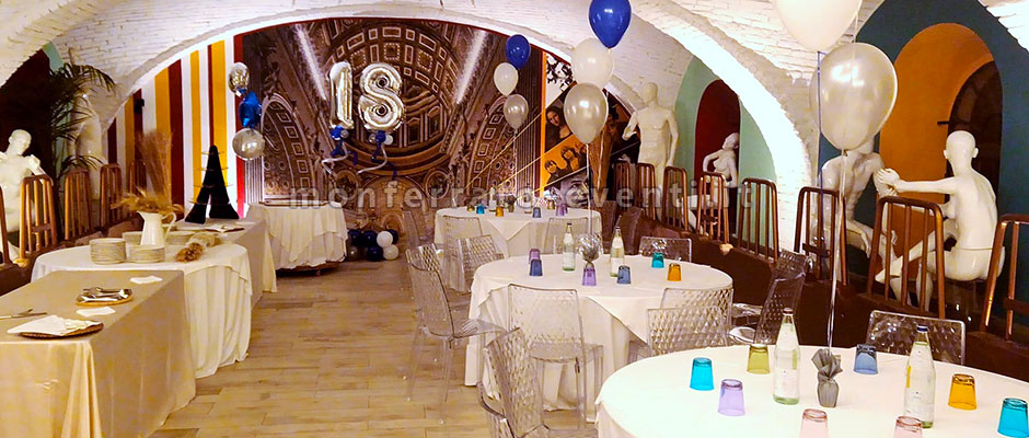 decorazioni di pollancini sala ristorante