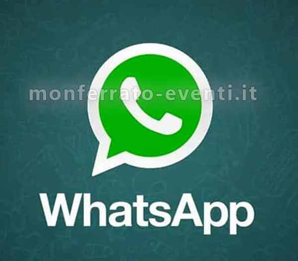 Iscrizione al canale whatapp del monfettato-eventi.it