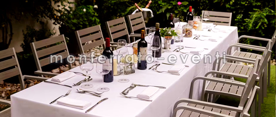Si mangia in giardino nel monferrato Giardini in affitto dove il relax è garantito