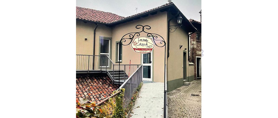 Dettaglio camera da letto nel BNB a camagna monferrato