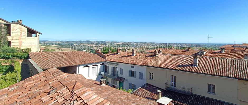 Dettaglio camera da letto nel BNB a camagna monferrato