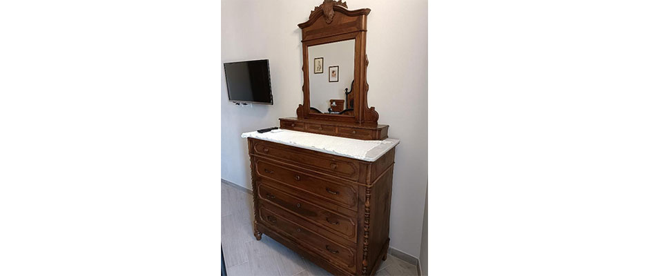 Dettaglio camera da letto nel BNB a camagna monferrato