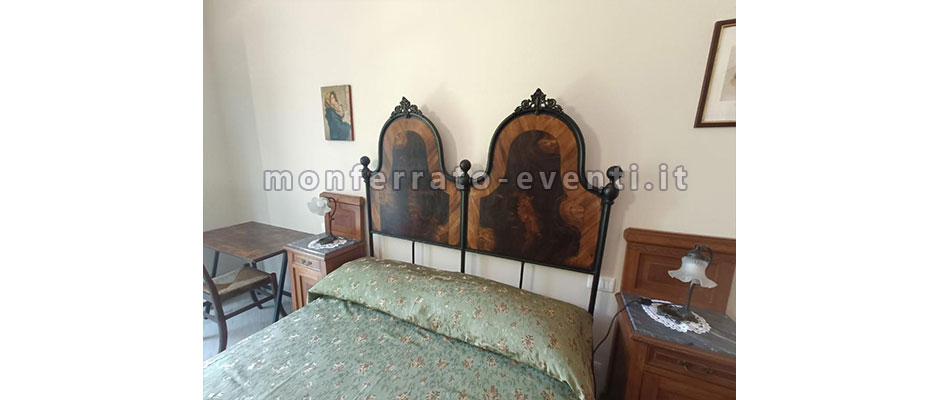 Camera da letto Dettaglio camera da letto nel BNB a camagna monferrato