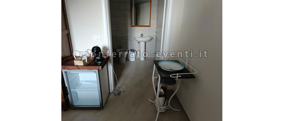 Dettaglio camera da letto nel BNB a camagna monferrato