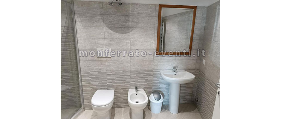 Il bagno Dettaglio camera da letto nel BNB a camagna monferratoe