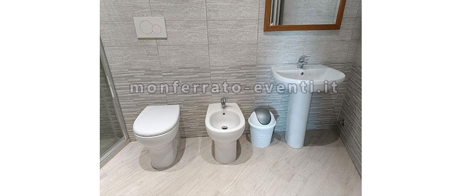 Il bagno Dettaglio camera da letto nel BNB a camagna monferrato
