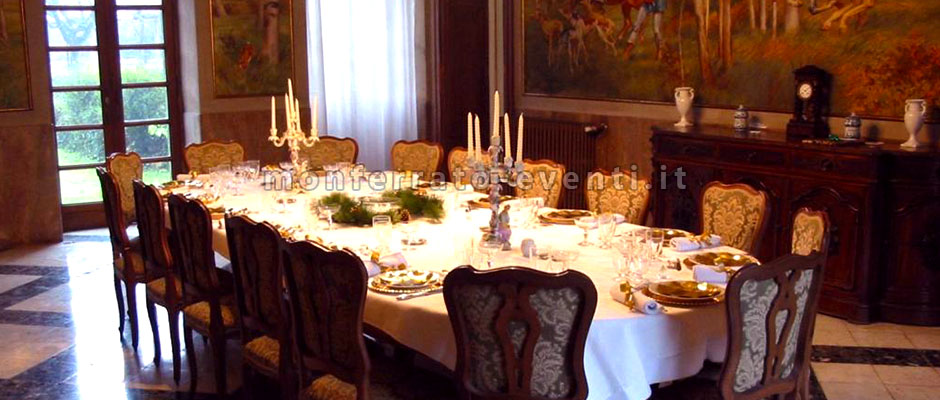 Sala ristorante villa gropella