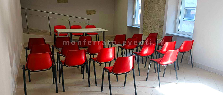 Sala per meeting aziendali in un clima tranquillo a camagna monferrato
