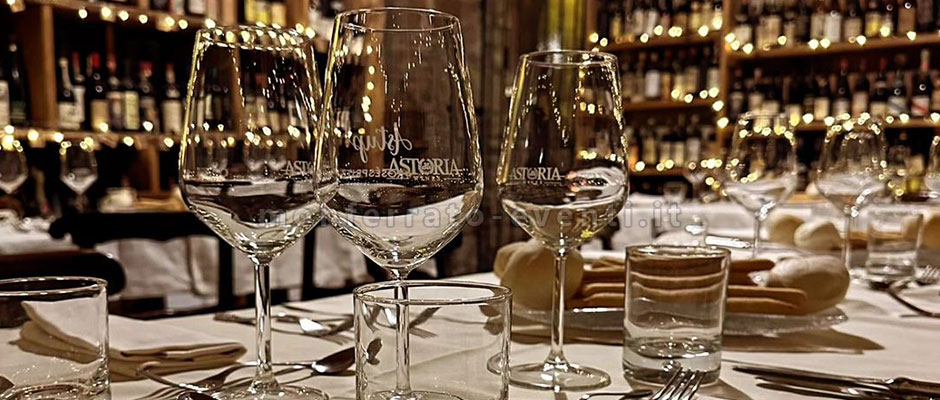 Ristorante nell'enoteca a camagna monferrato