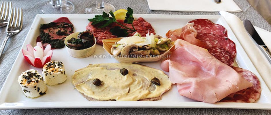 antipasto misto piemontese affettato tomini vitello tonnato carne cruda monferrato