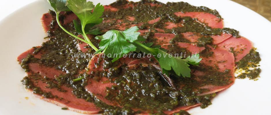 lingua con salsa verde bagnetto verde