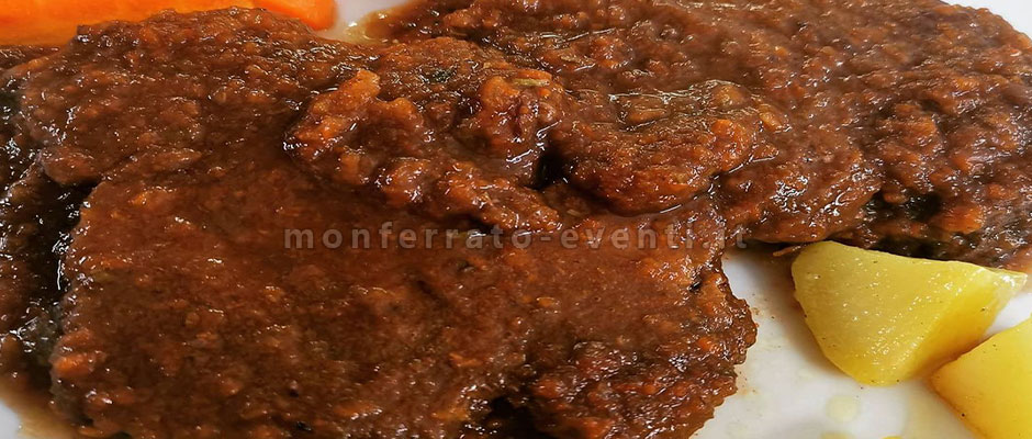 brasato di carne con contorno