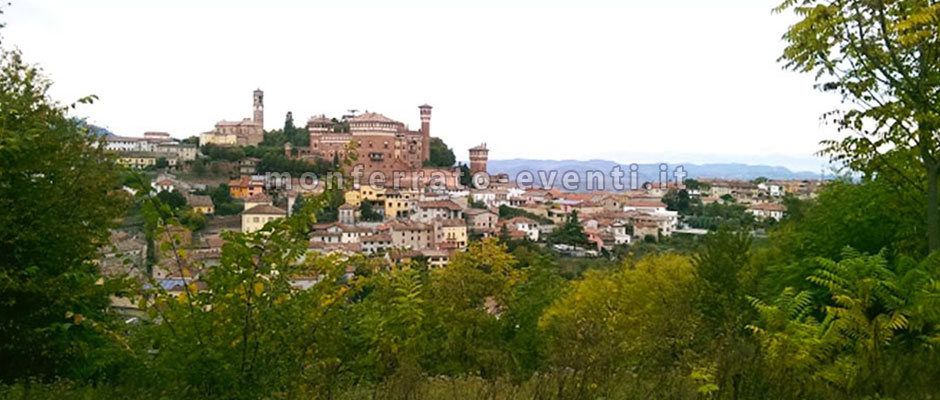 Panorama tipico del monferrato